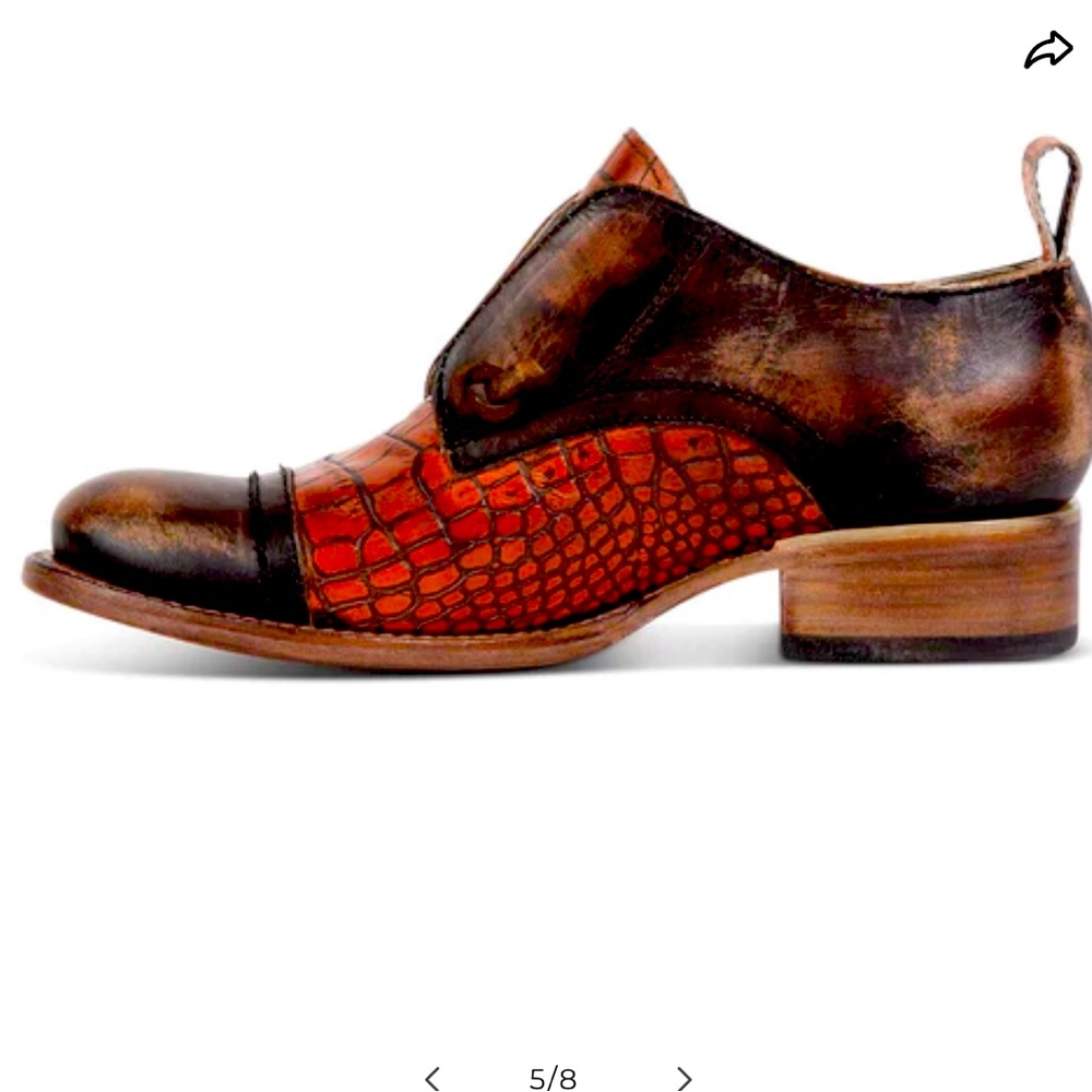 Size 9 firebird shoes red and brown new $195 asking$ 60